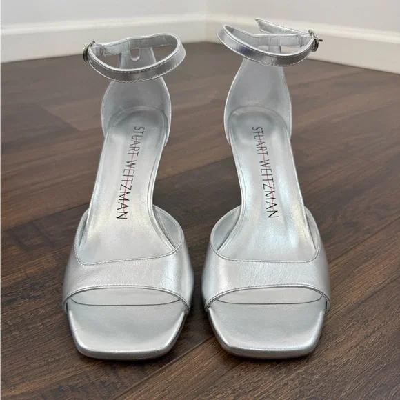 Stuart Weitzman Nudistia Ankle Strap High Heel Sandal